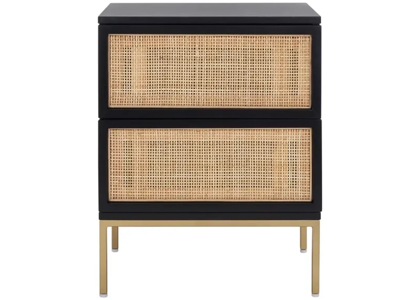 ZADIE 2 DRAWER RATTAN NIGHTSTAND