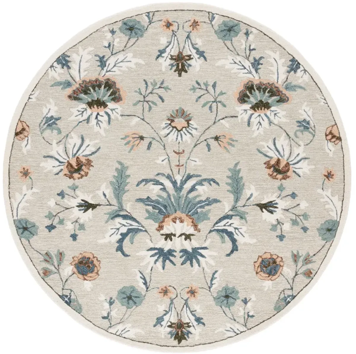 BLOSSOM Hand Tufted 6' x 6' Round area rug