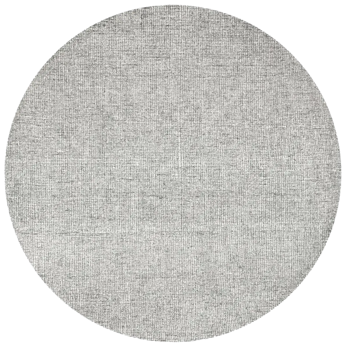 Brindleton Gray Tweed Wool 10' Round Round  Rug