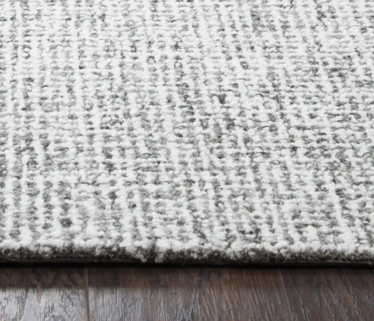 Brindleton Gray Tweed Wool 10' Round Round  Rug