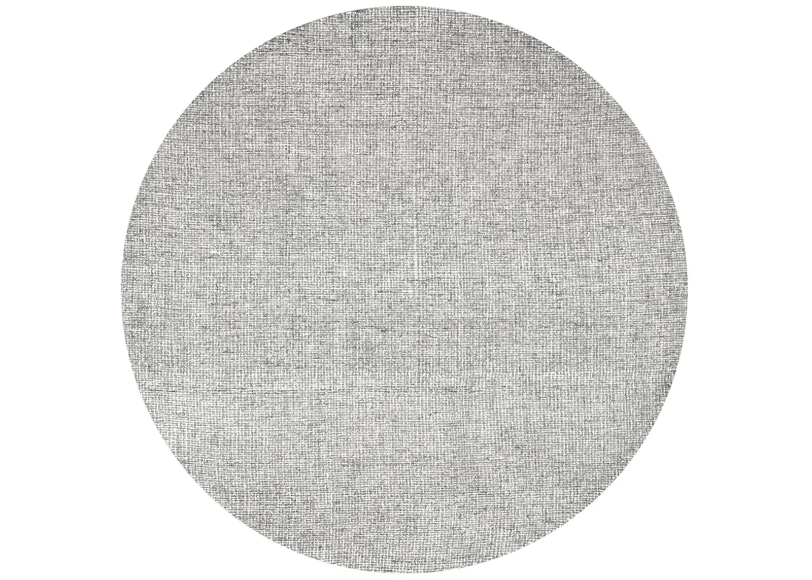 Brindleton Gray Tweed Wool 10' Round Round  Rug