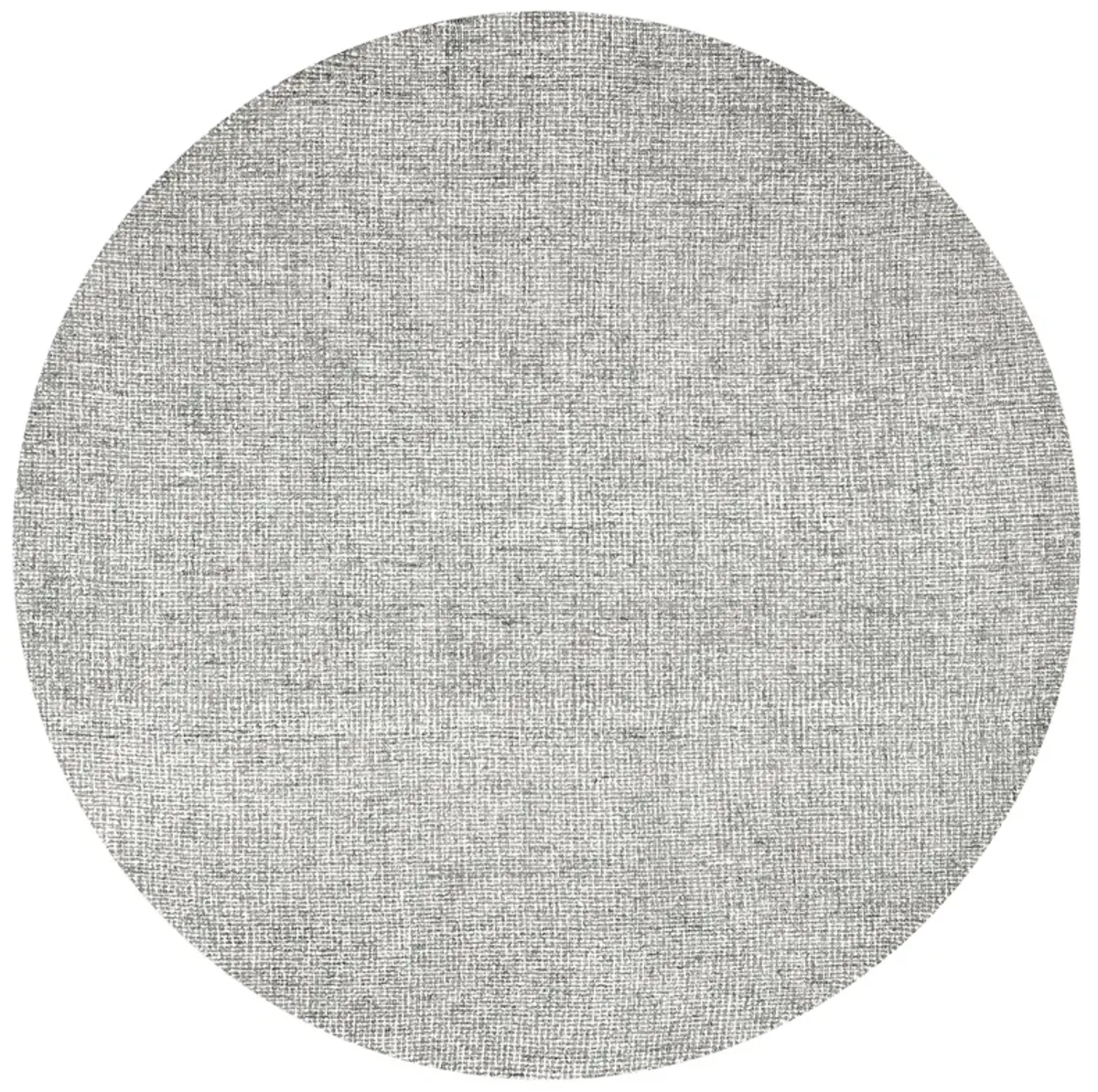 Brindleton Gray Tweed Wool 10' Round Round  Rug