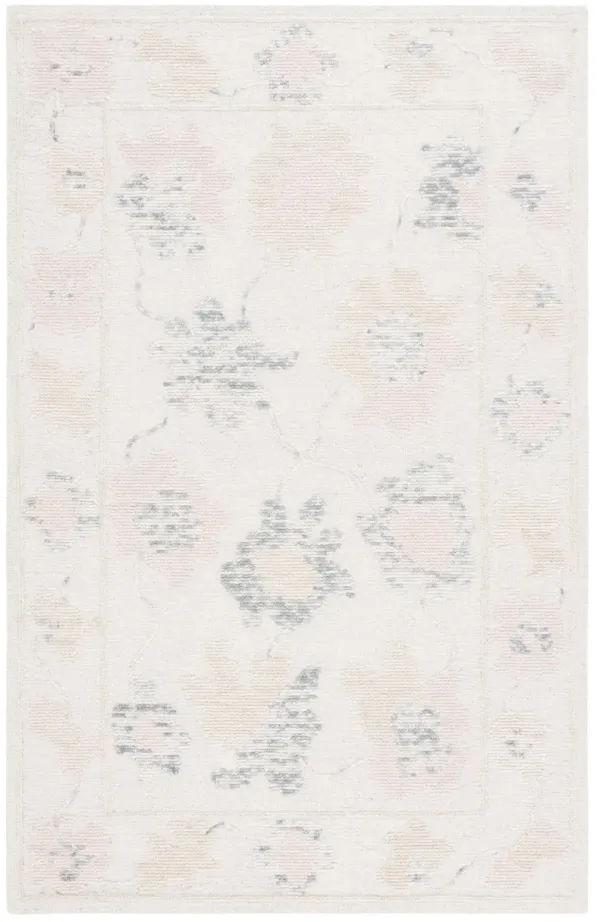 ABSTRACT Hand Tufted 4' x 6' area rug