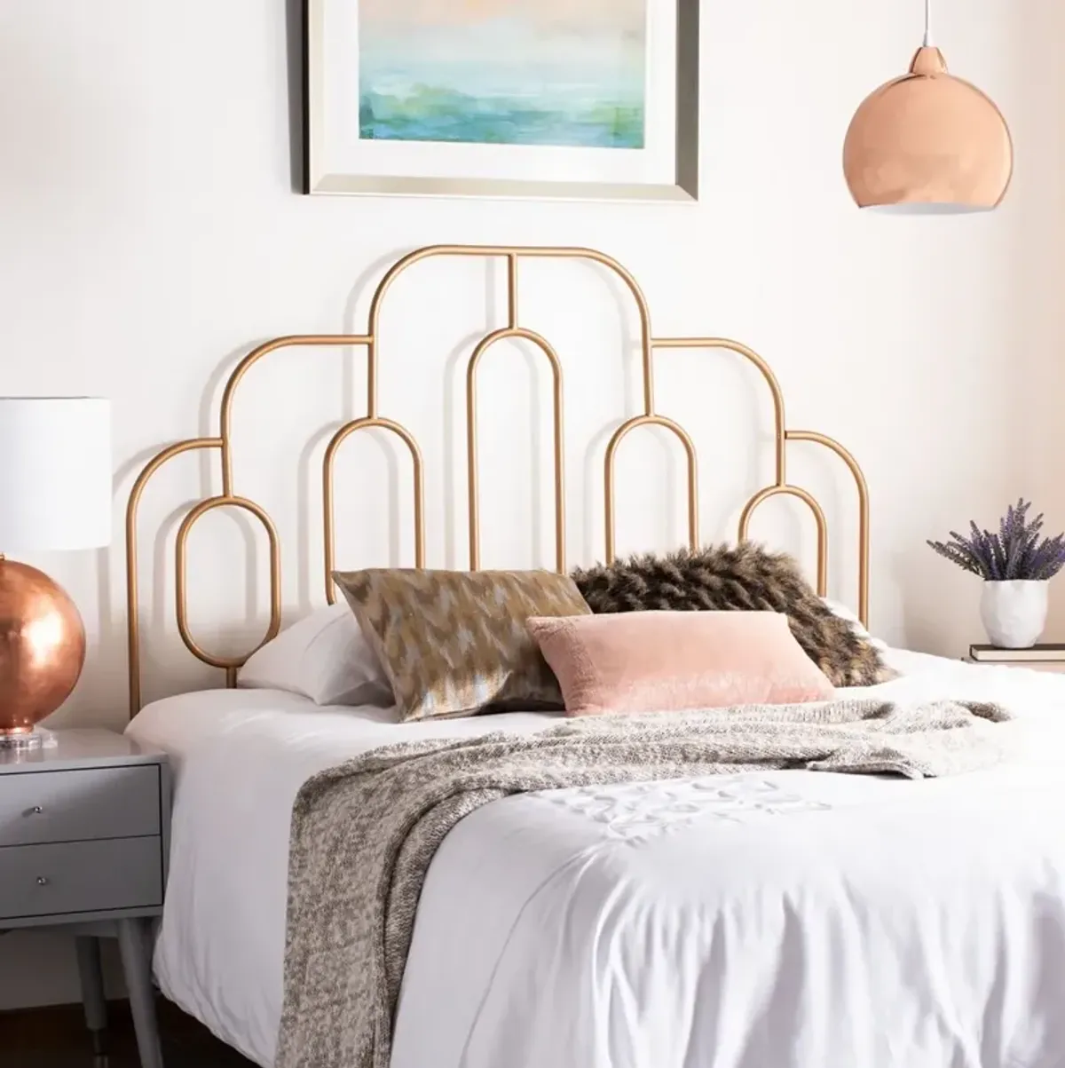 Paloma Metal Retro Headboard