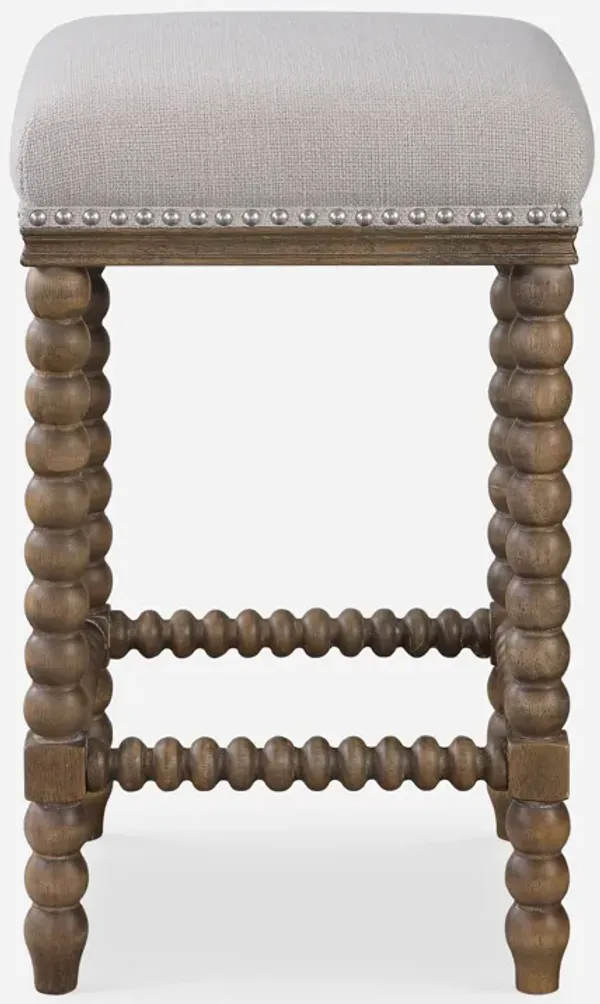 Pryce Wooden Counter Stool