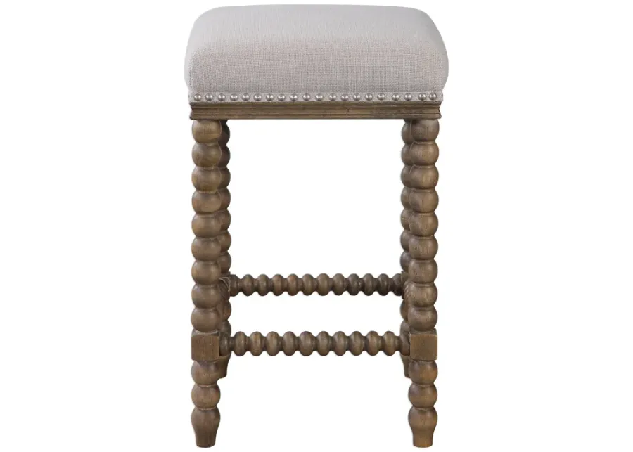 Pryce Wooden Counter Stool