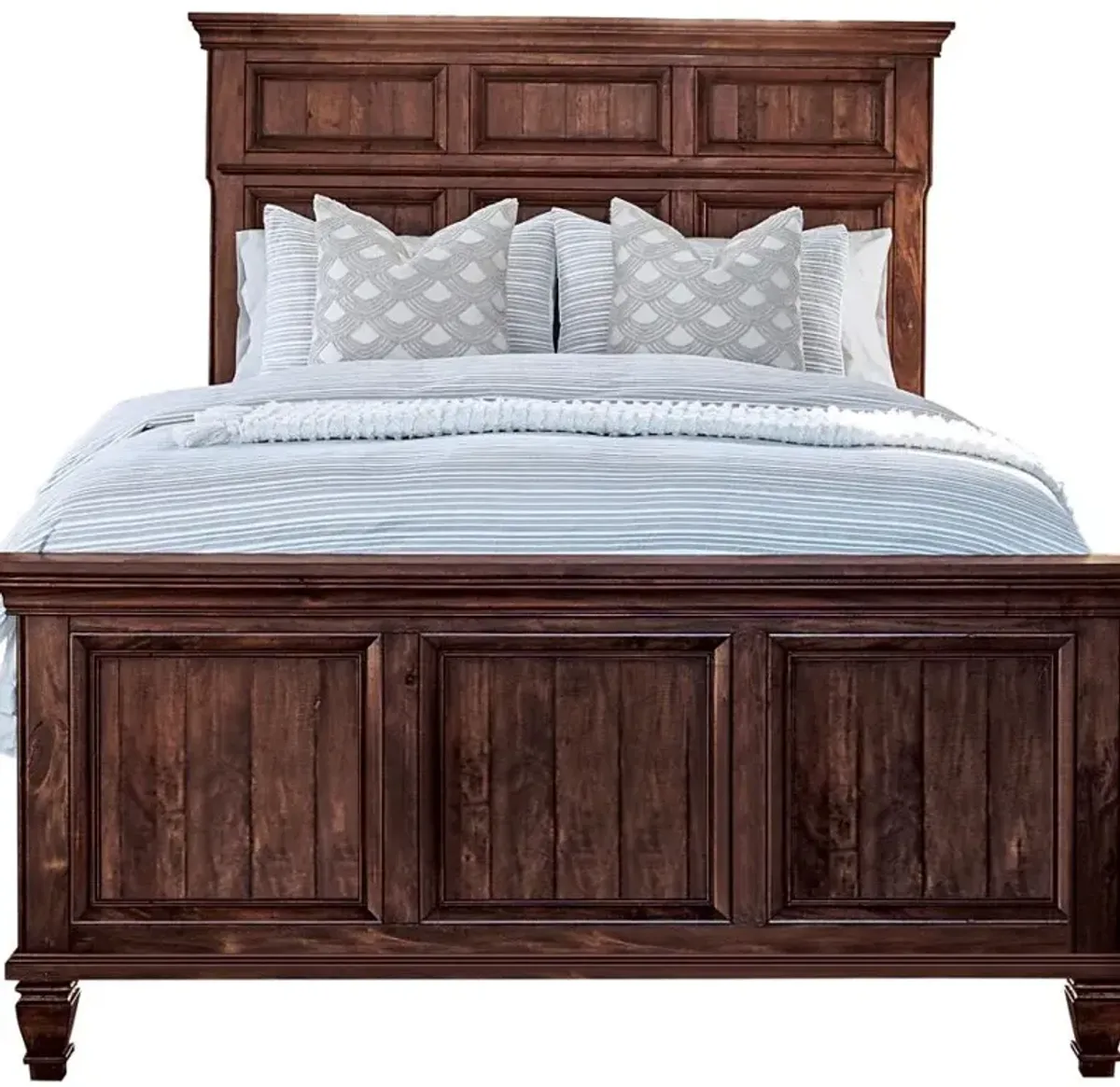 Avenue Queen Panel Bed Weathered Burnished Brown