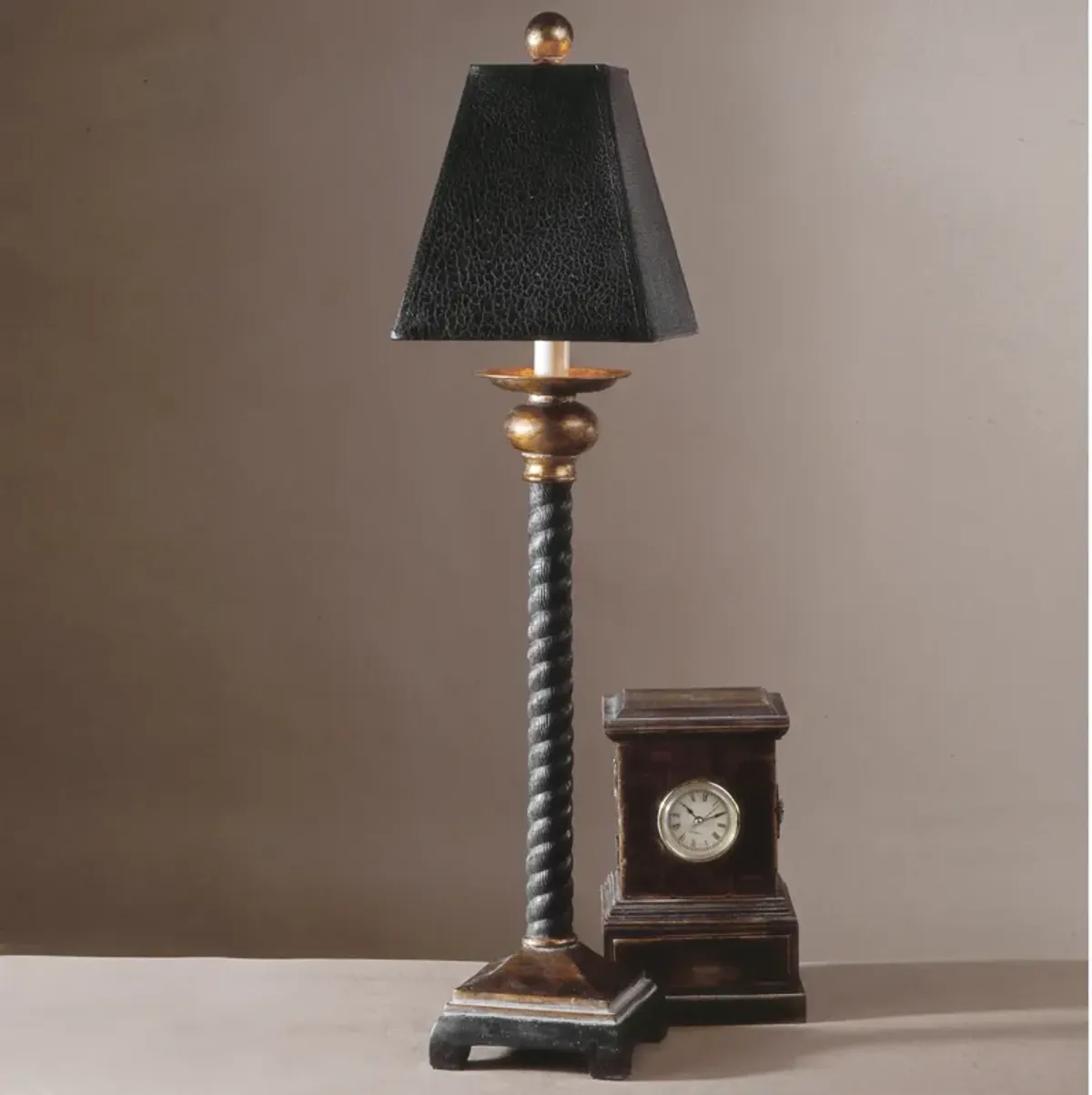 Bellcord Black Buffet Lamp