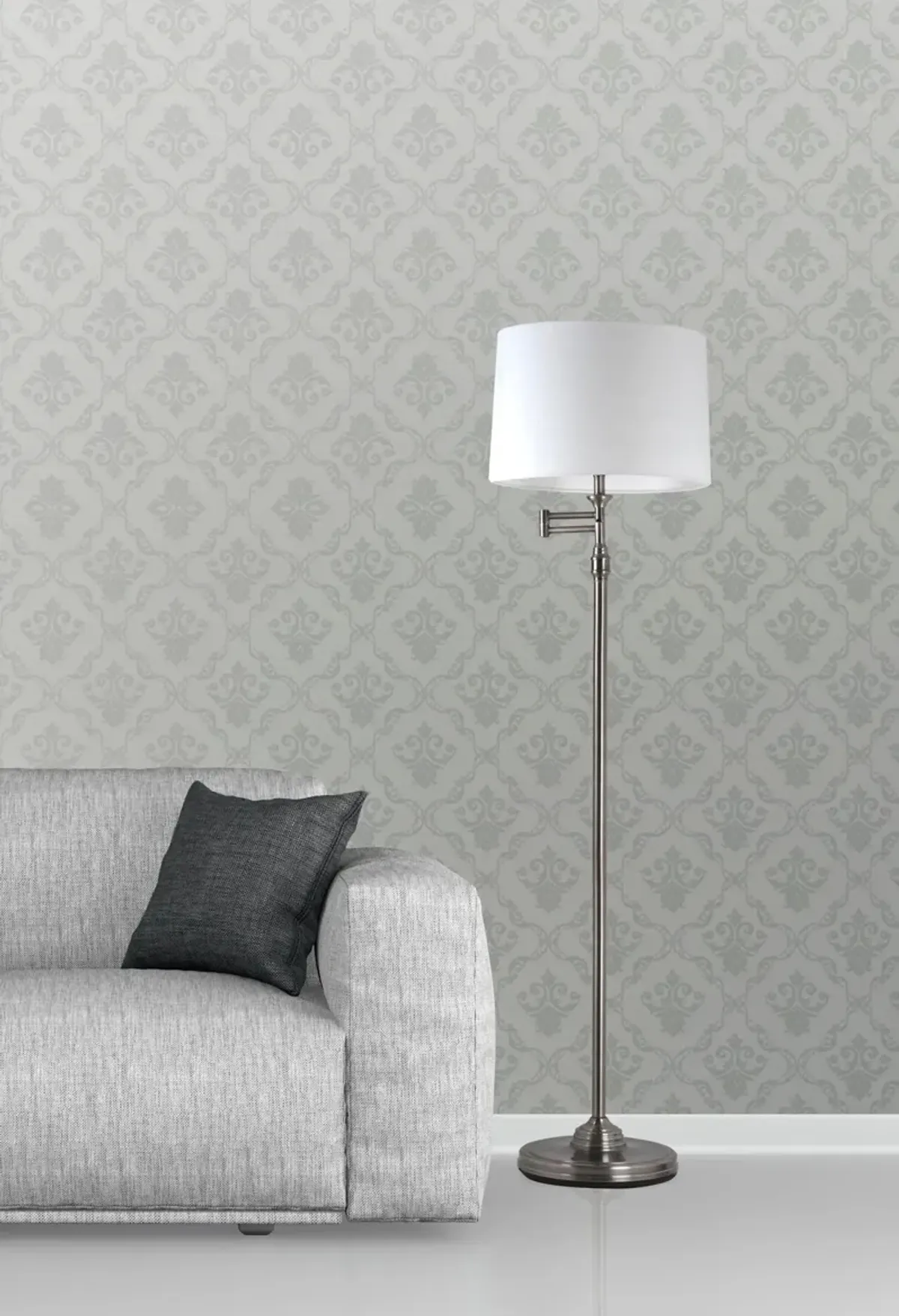 Aaron Swing Arm Floor Lamp