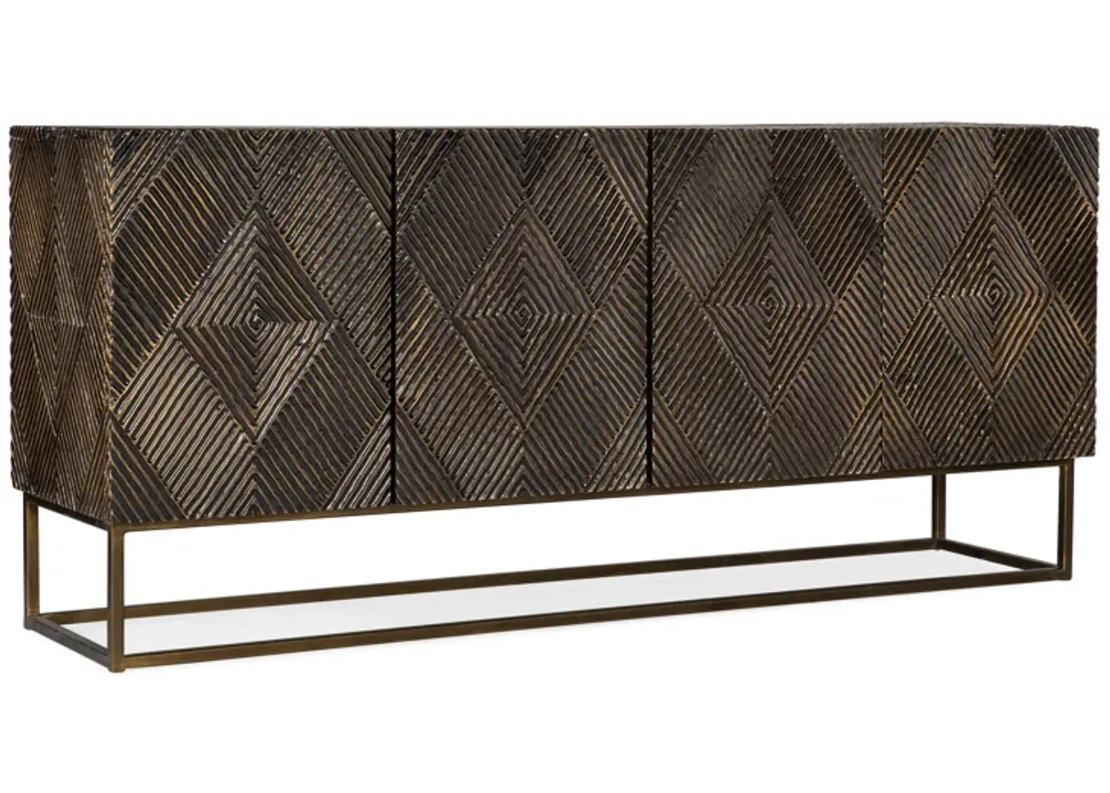 Melange Marcellus Four Door Credenza