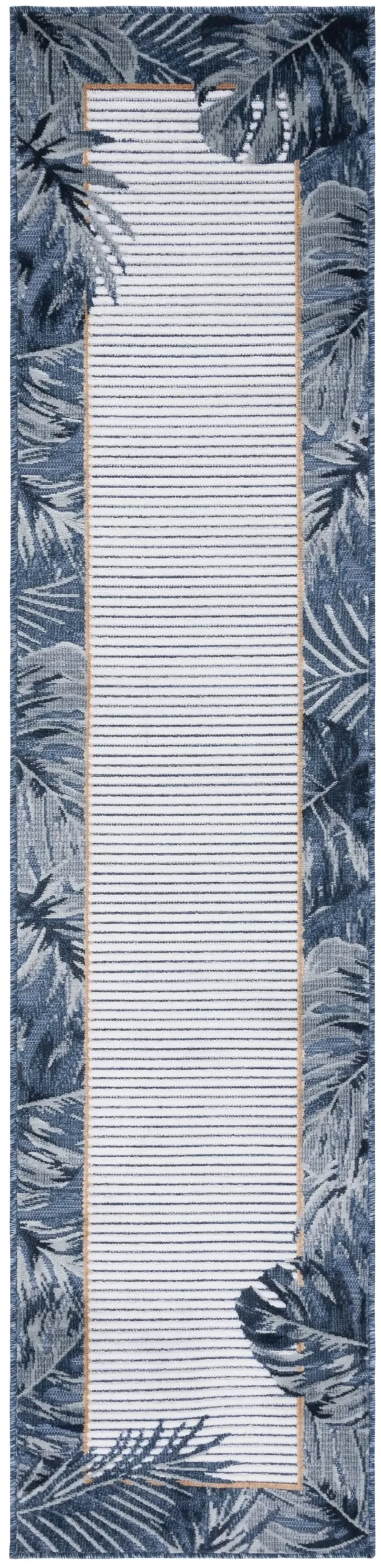 CABANA 453 IVORY  2' x 10' Runner Rug