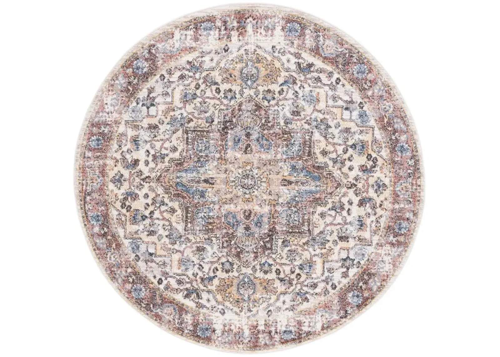 ASTORIA 402 Multi 6'-7' X 6'-7' Round Round Rug