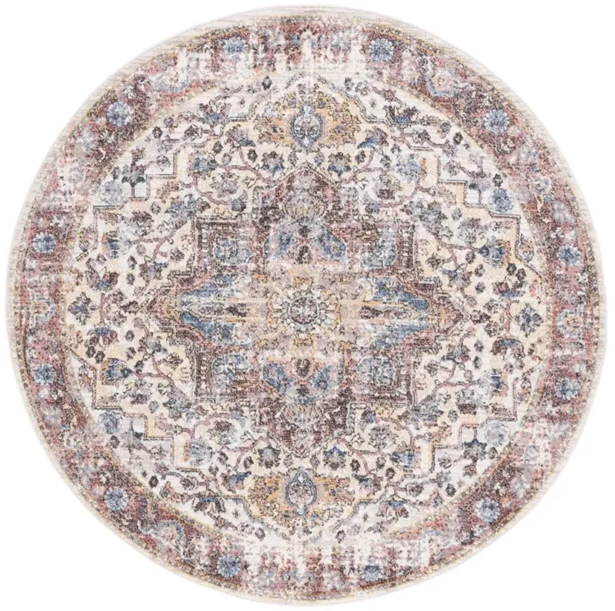 ASTORIA 402 Multi 6'-7' X 6'-7' Round Round Rug