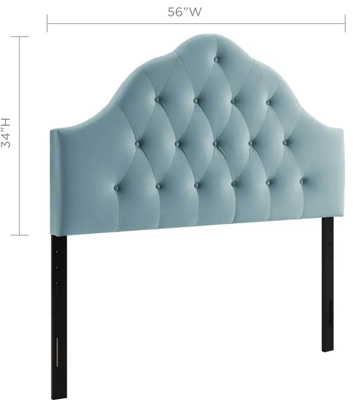 Sovereign Full Diamond Tufted Performance Velvet Headboard