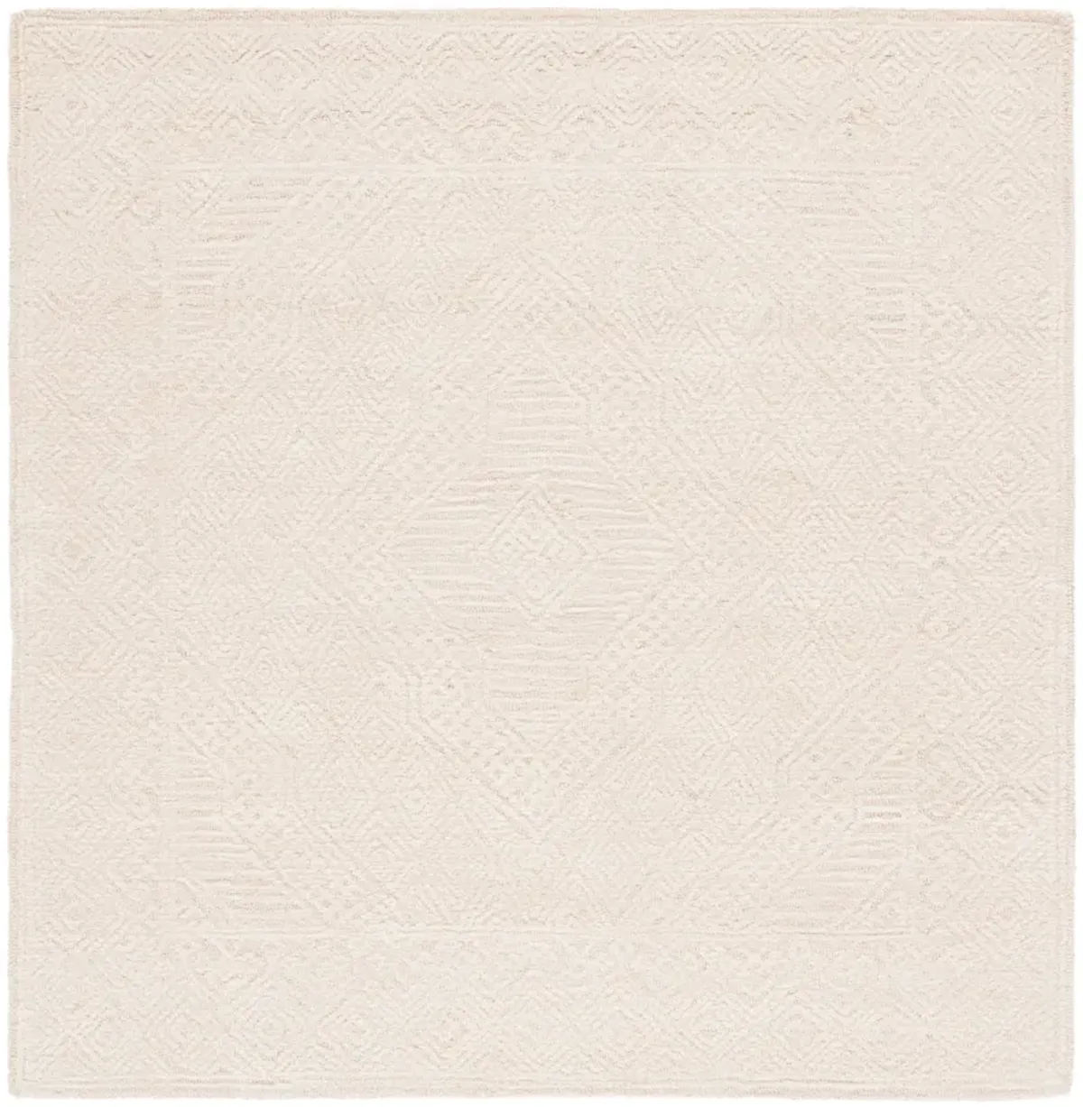 TEXTURAL Hand Tufted 6' x 6' Square area rug