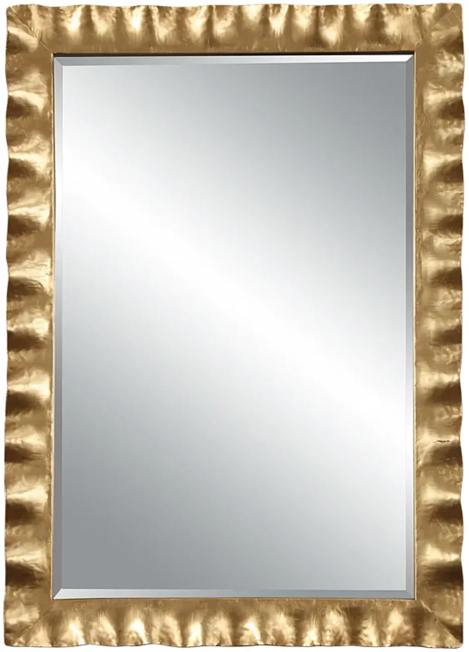 Haya Scalloped Gold Mirror