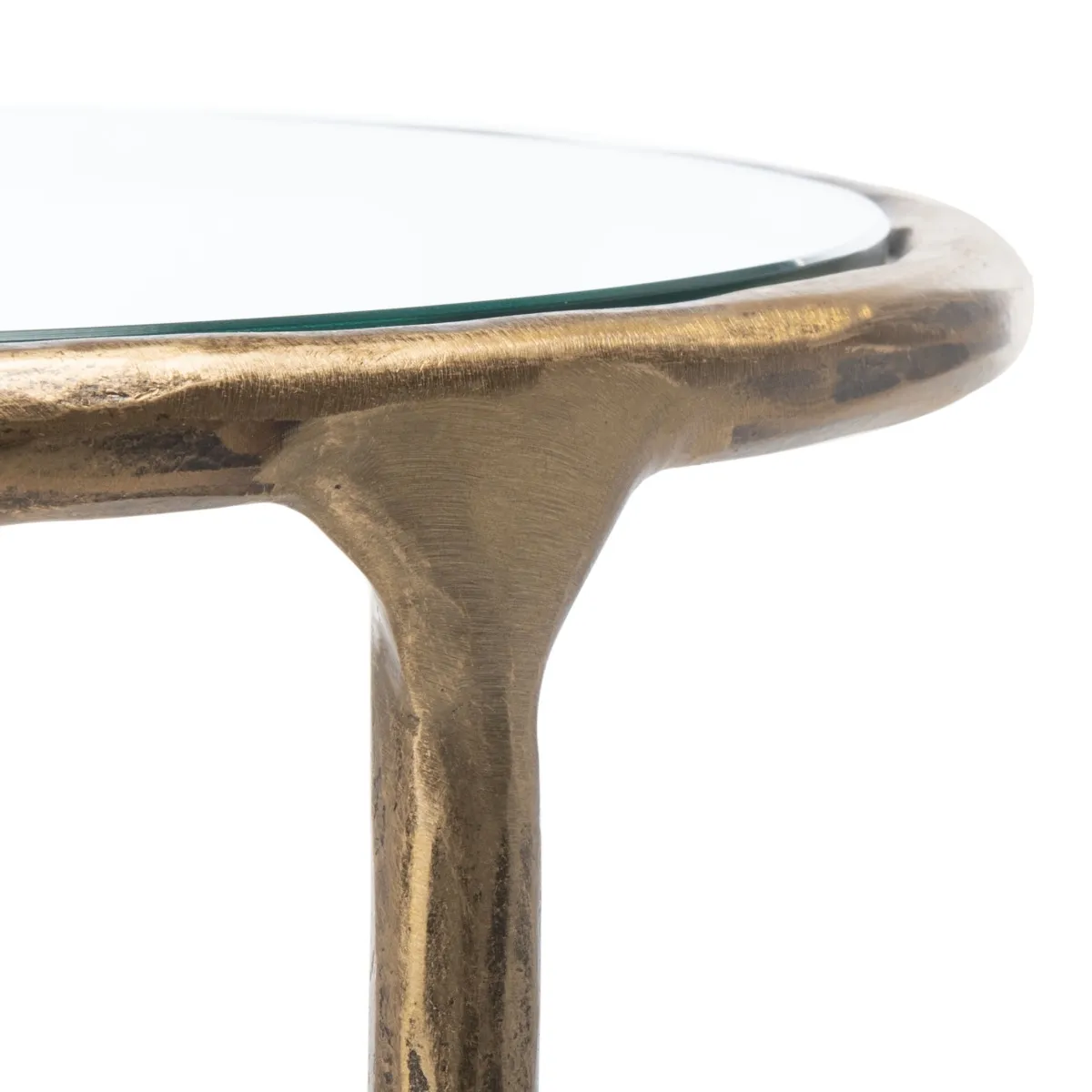 Jessa Metal Round End Table