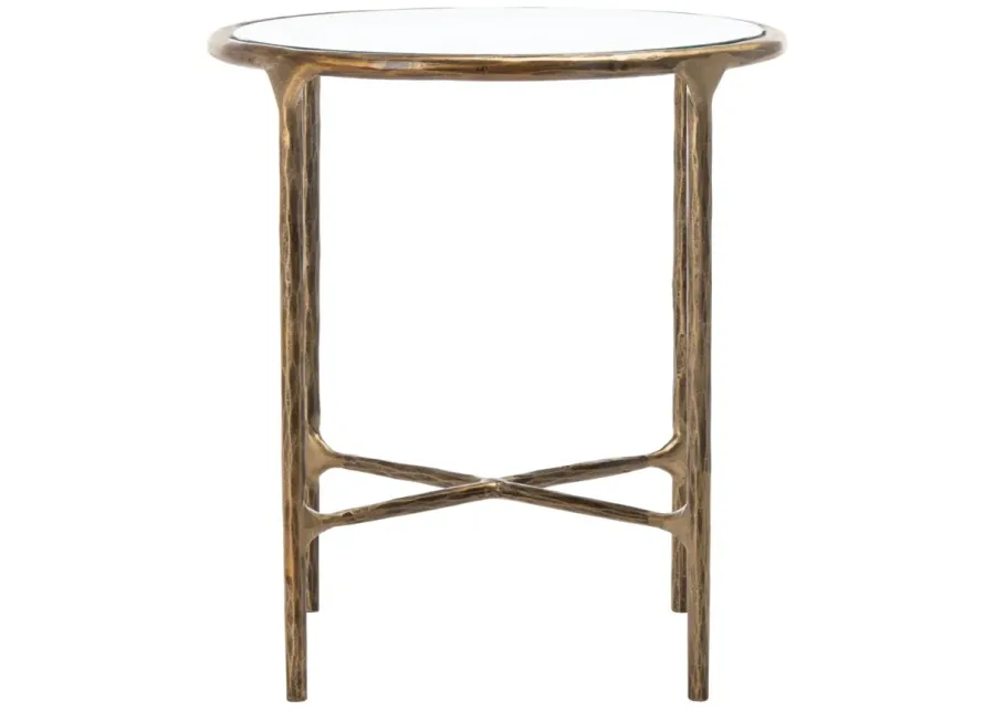 Jessa Metal Round End Table