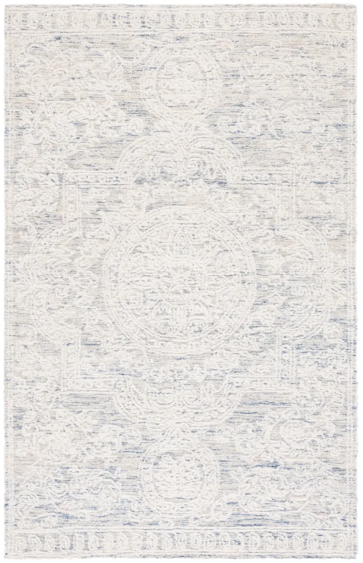 ABSTRACT Hand Tufted 4' x 6' area rug
