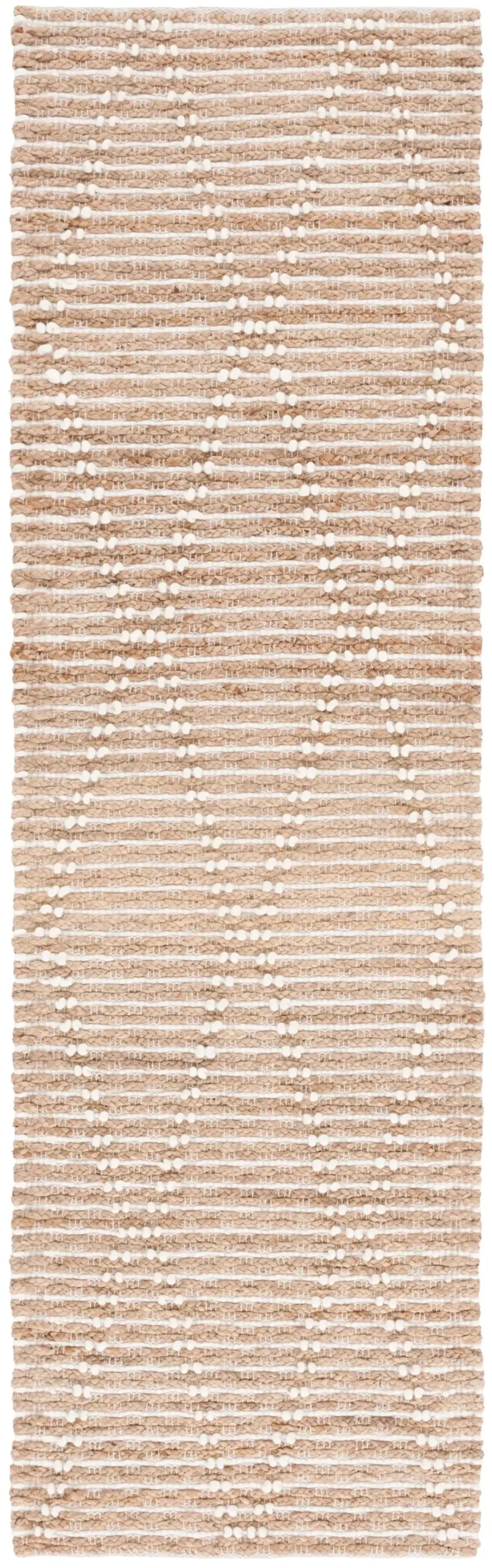 NATURAL FIBER 877 NATURAL  2'-3' x 8' Runner Rug