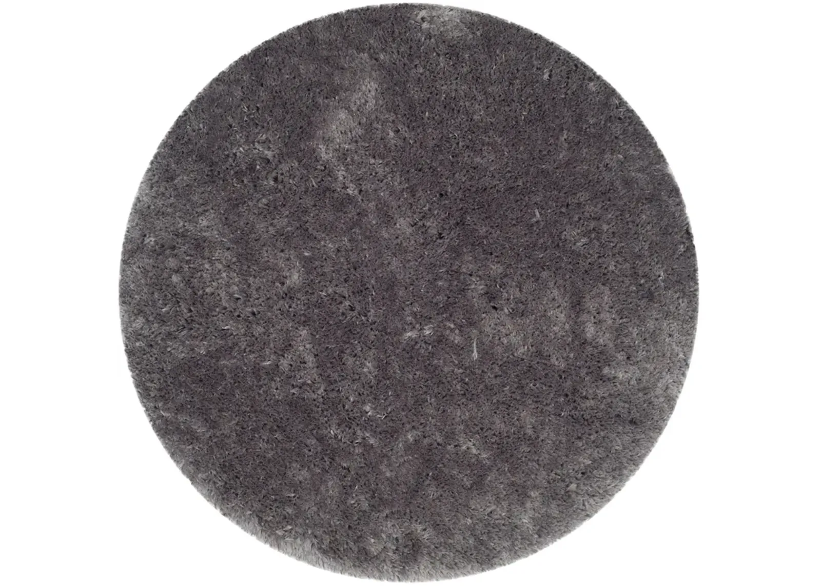 ARCTIC SHAG Grey 7' X 7' Round Round Rug