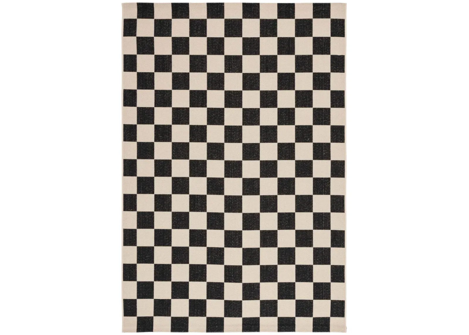 COURTYARD 6442 BLACK  8' x 10' Large Rectangle Rug