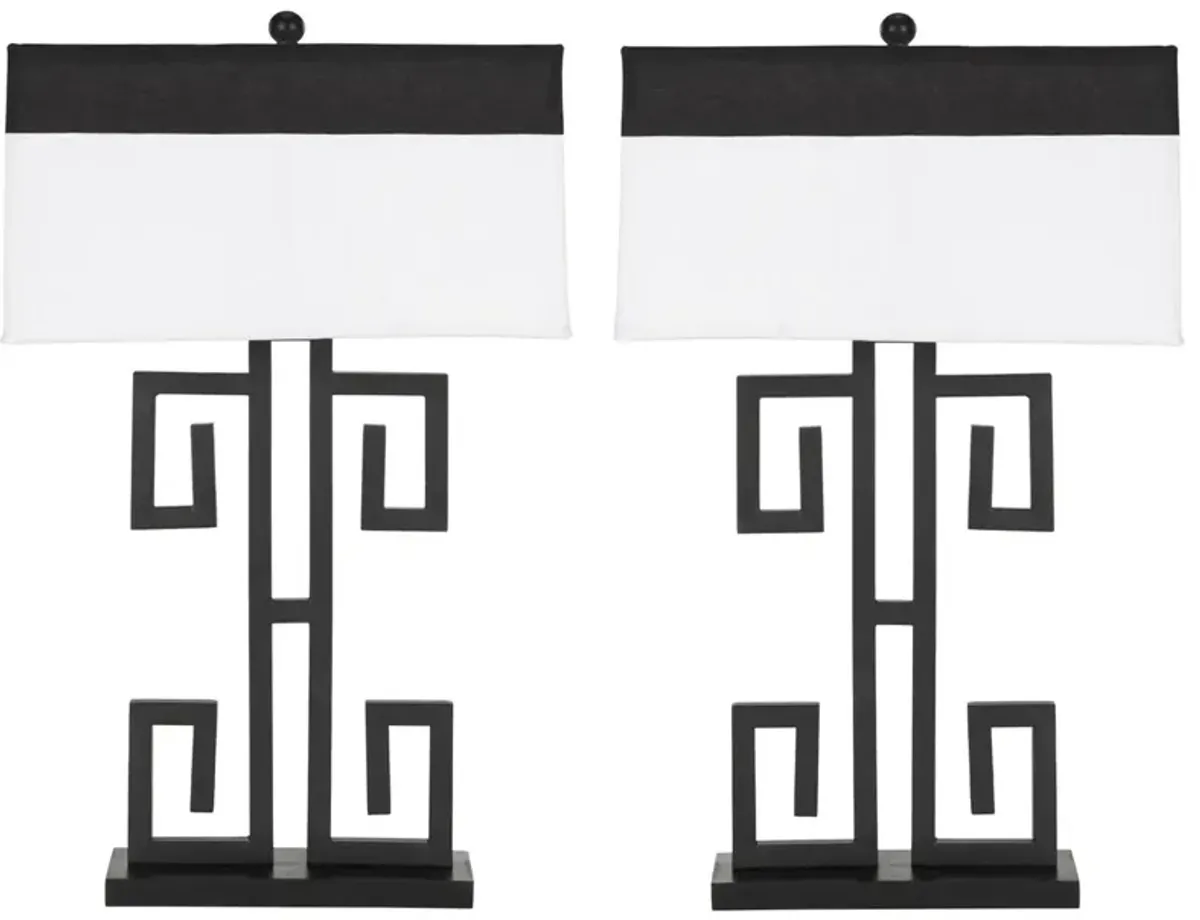 Greek 28-Inch H Key Table Lamp - Set of 2