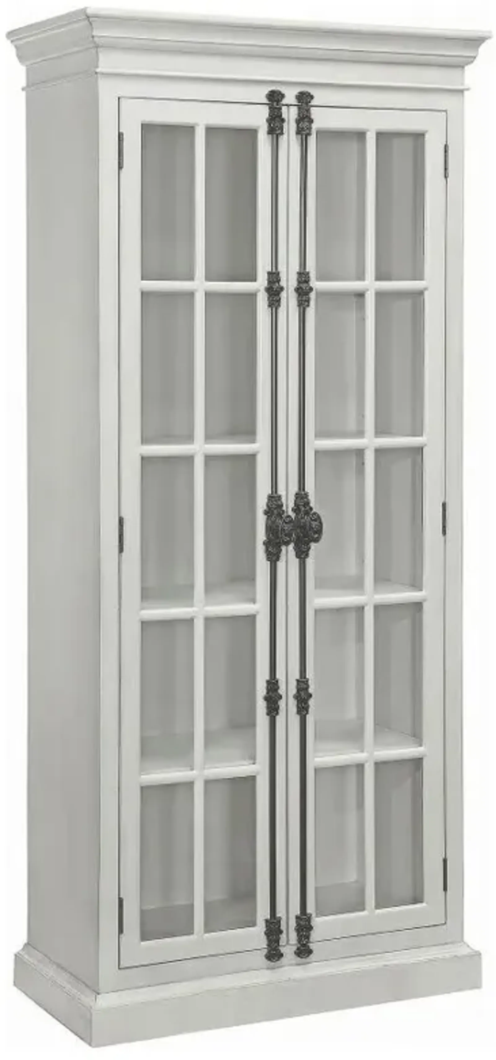 Toni 2-door Tall Cabinet Antique White