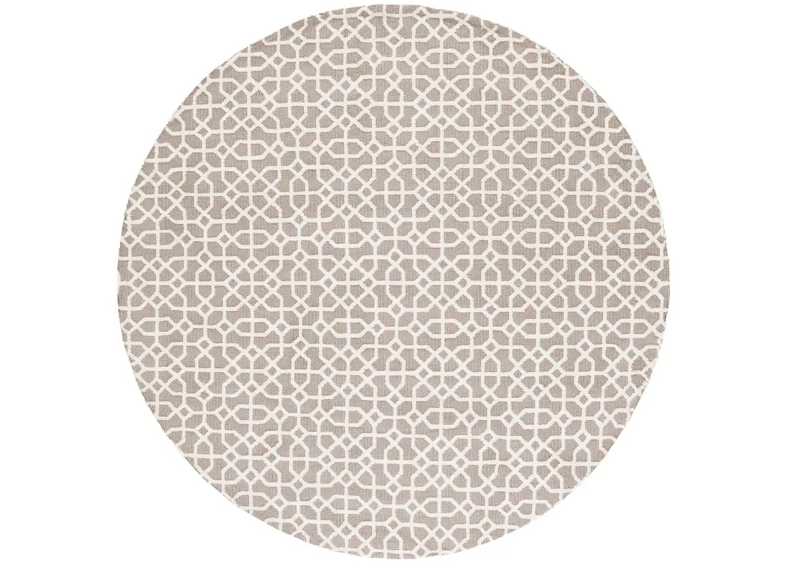 AUDREY 103 TAUPE  6' x 6' Round Round Rug