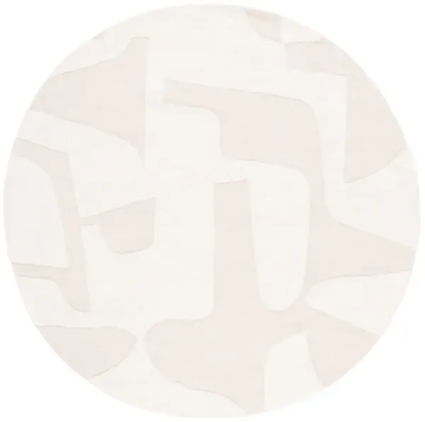 CASABLANCA 790 IVORY 8' x 8' Round Round Rug