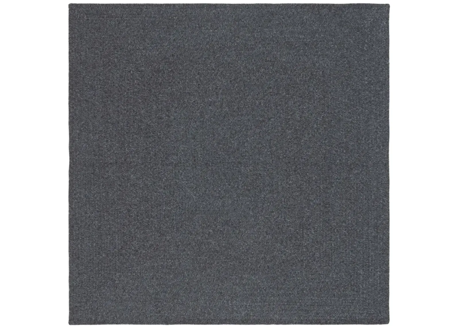 BRAIDED 201 BLACK 8' x 8' Square Square Rug