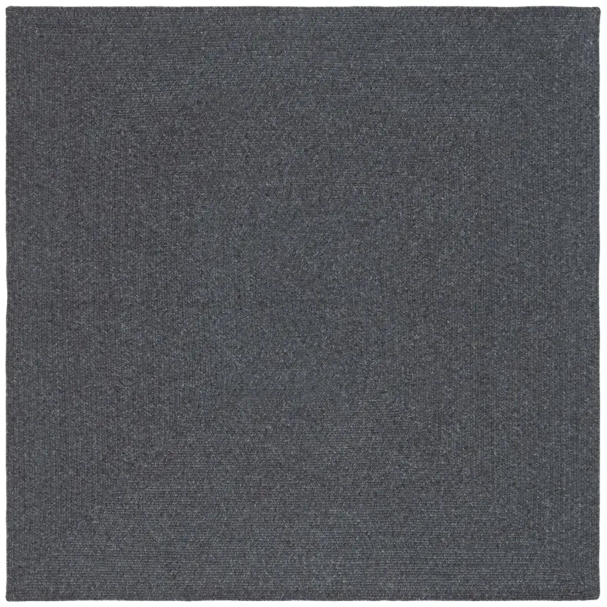 BRAIDED 201 BLACK 8' x 8' Square Square Rug