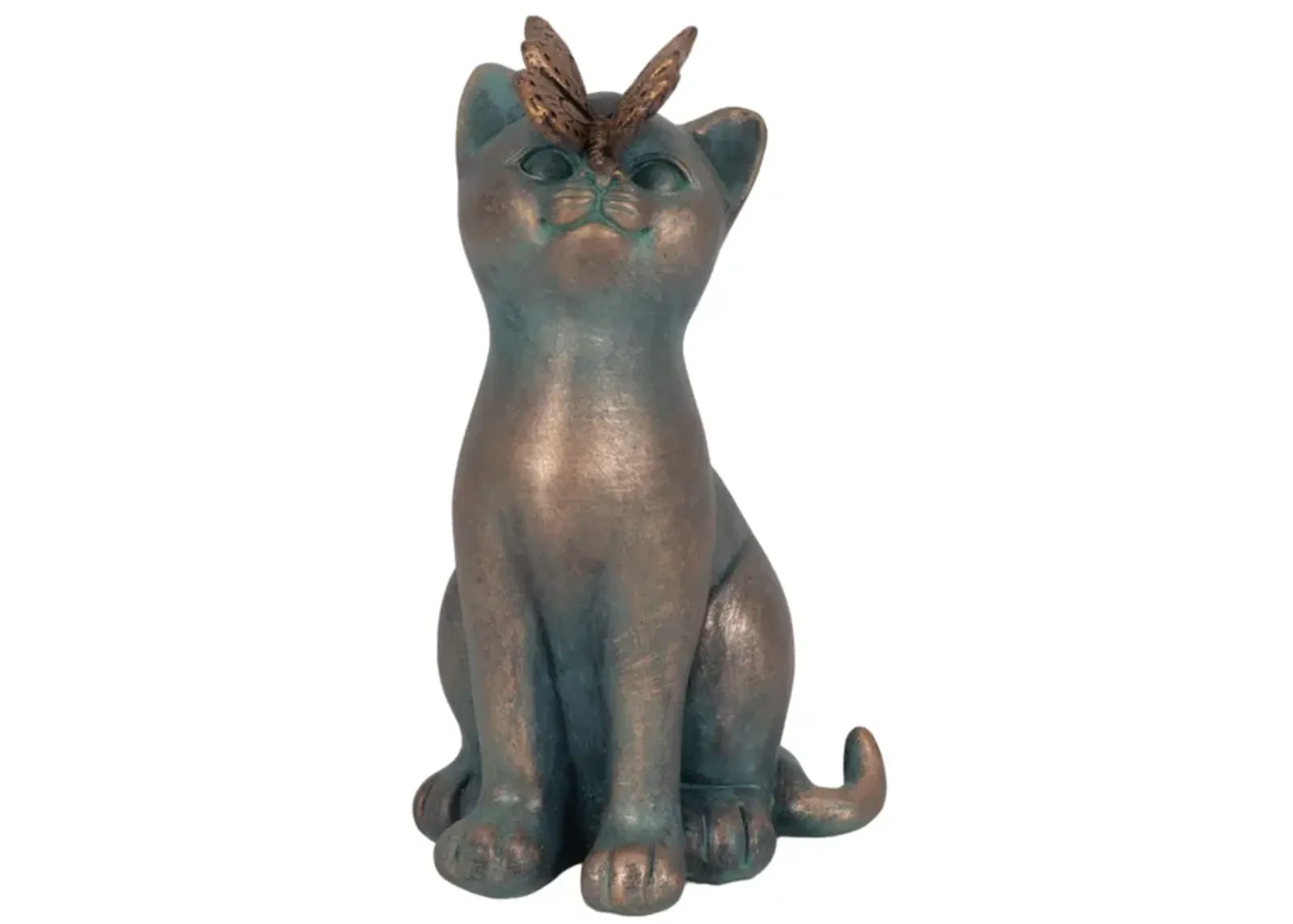 7" Cat With Butterfly On Nose, Multi