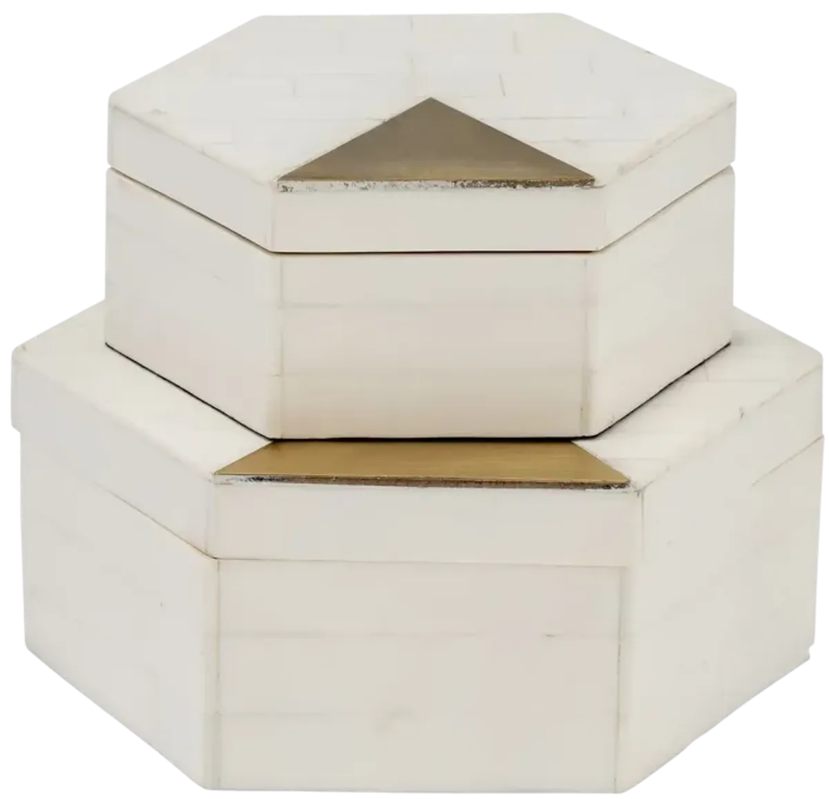  Hexagon Boxes - Set of 2