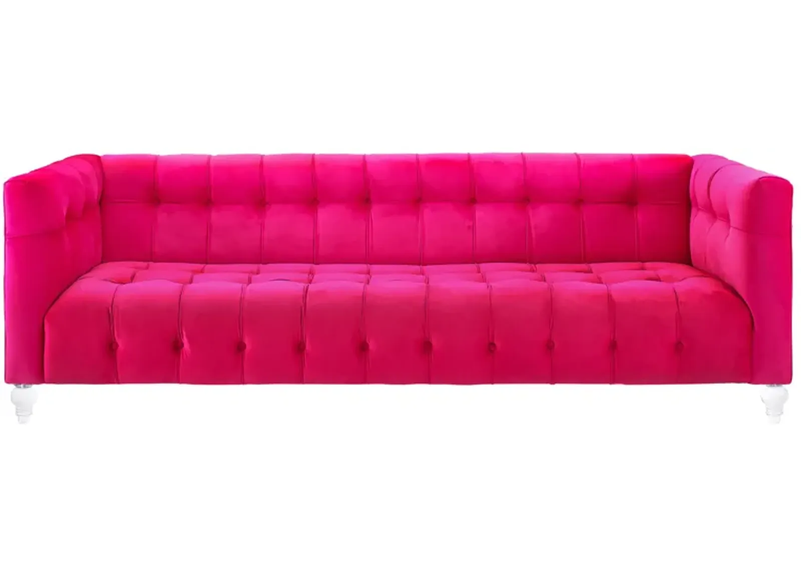 Bea Pink Velvet Sofa