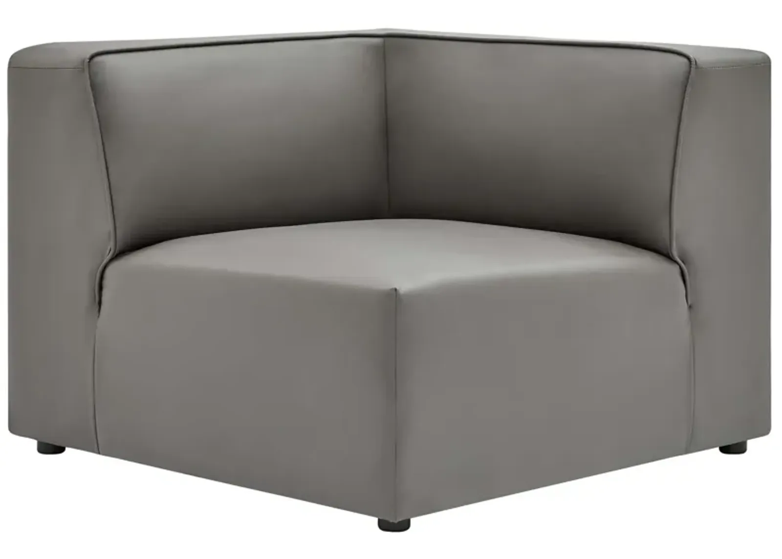 Mingle Vegan Leather Corner Chair