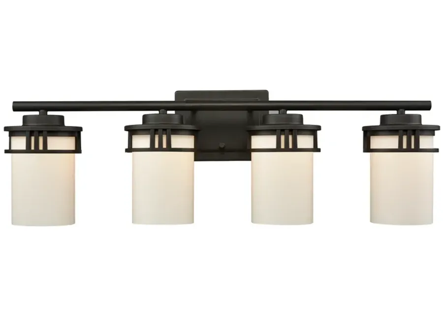 Ravendale 27" Wide 4-Light Vanity Light - Oil Rubbed Bronze