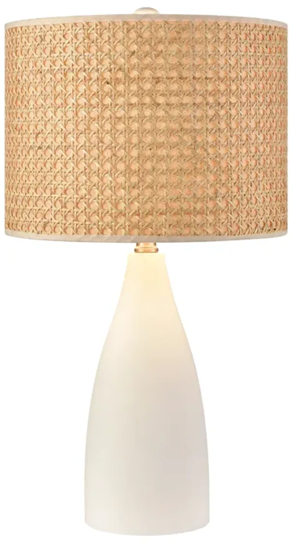 Rockport 23'' High 1-Light Table Lamp - Matte White - Includes LED Bulb