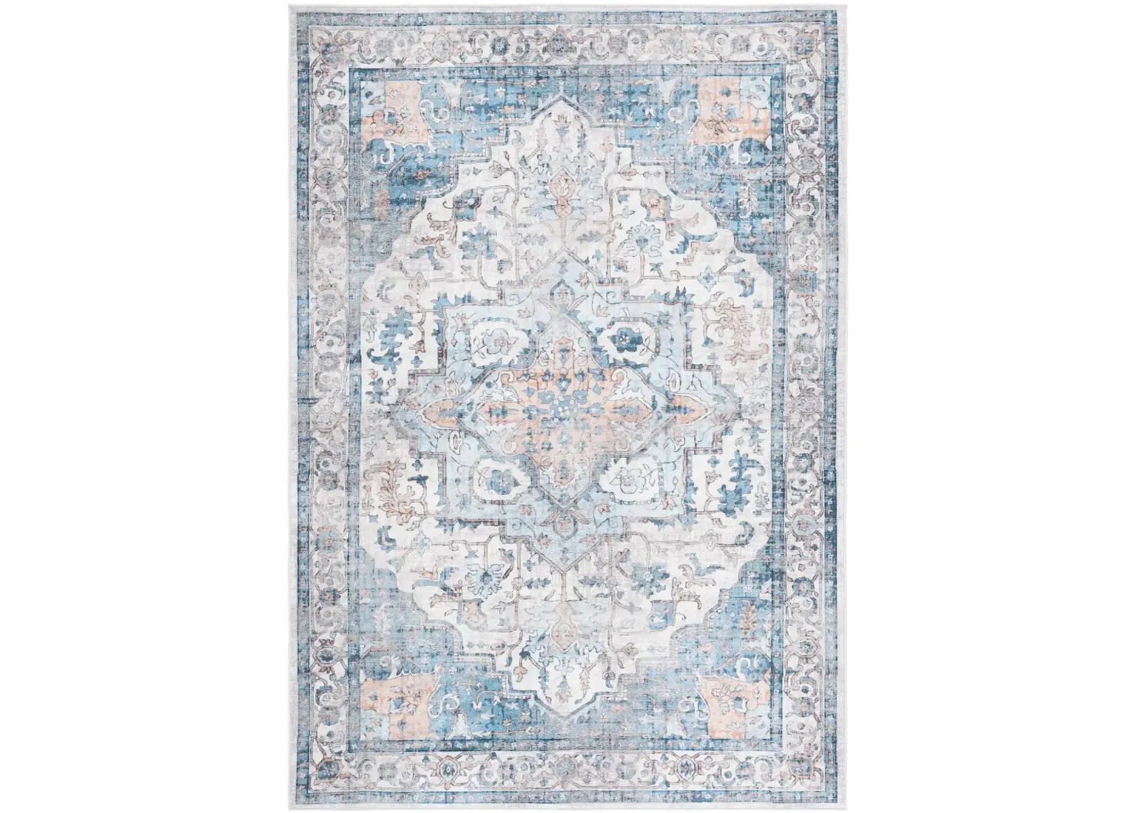 ORLANDO 760 BLUE  9' x 12' Large Rectangle Rug