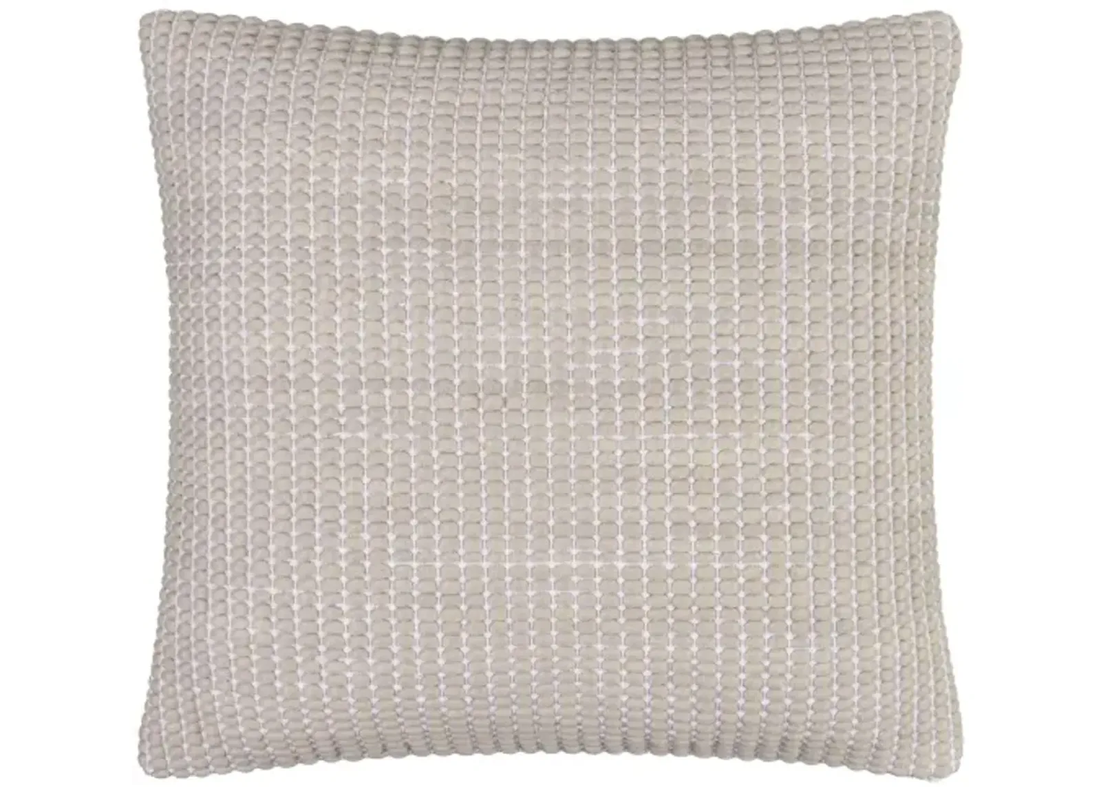 Chunky Grid CUG-003 22"L x 22"W Accent Pillow  - Down Insert