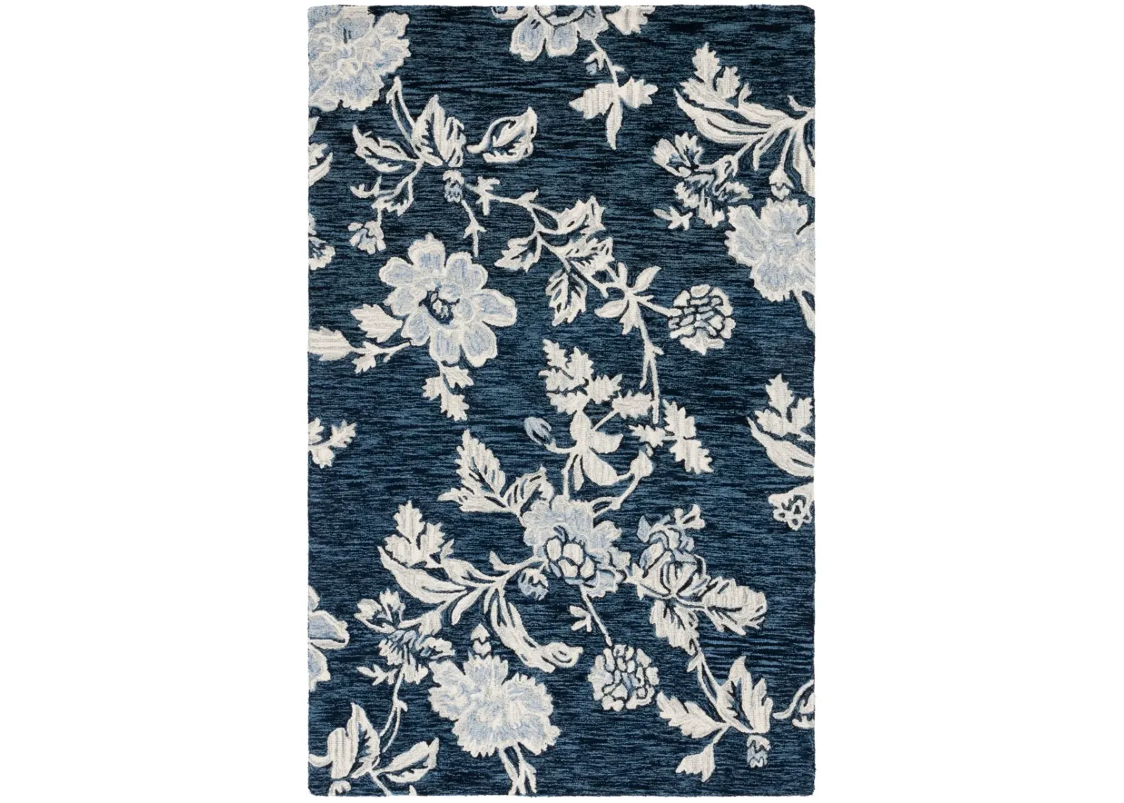 JARDIN 603 NAVY  6' x 9' Medium Rectangle Rug