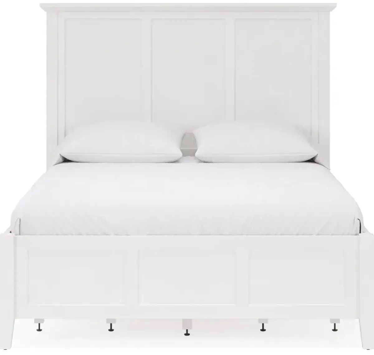 Grace Four Drawer California King-Size Platform Storage Bed In Snowfall White