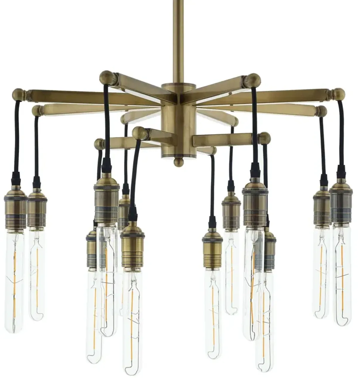 Resolve Antique Brass Ceiling Light Pendant Chandelier