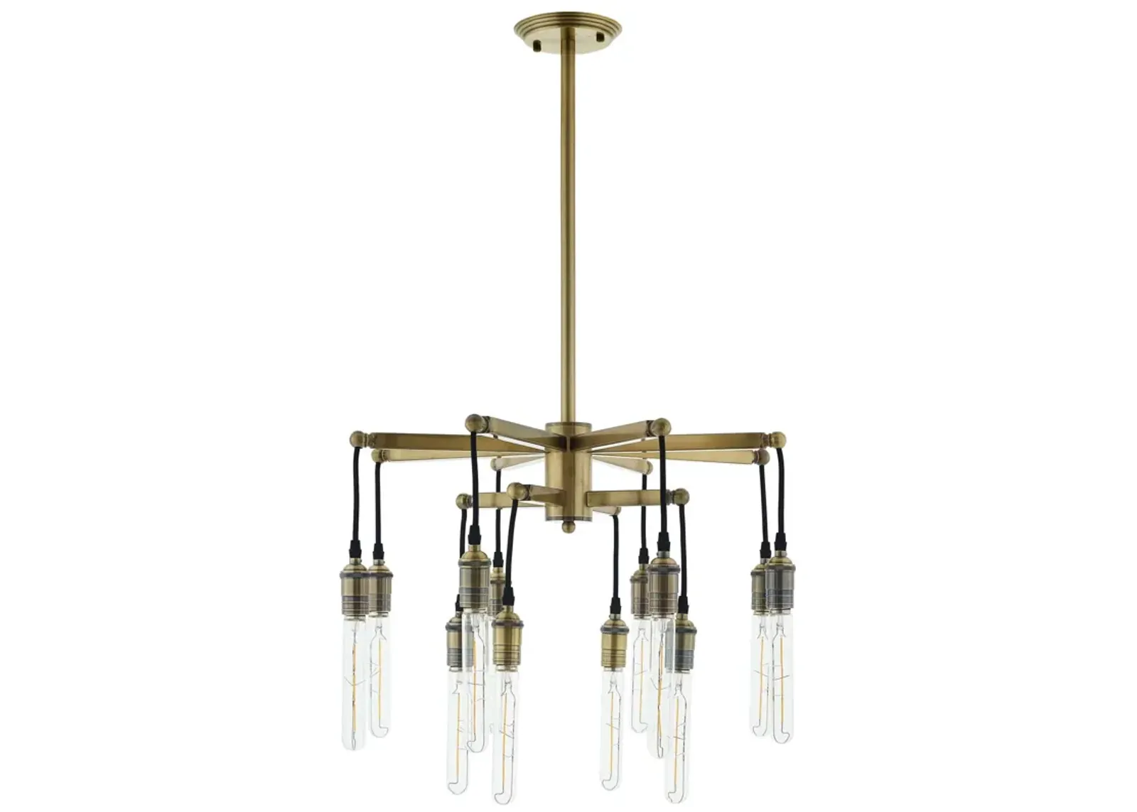 Resolve Antique Brass Ceiling Light Pendant Chandelier