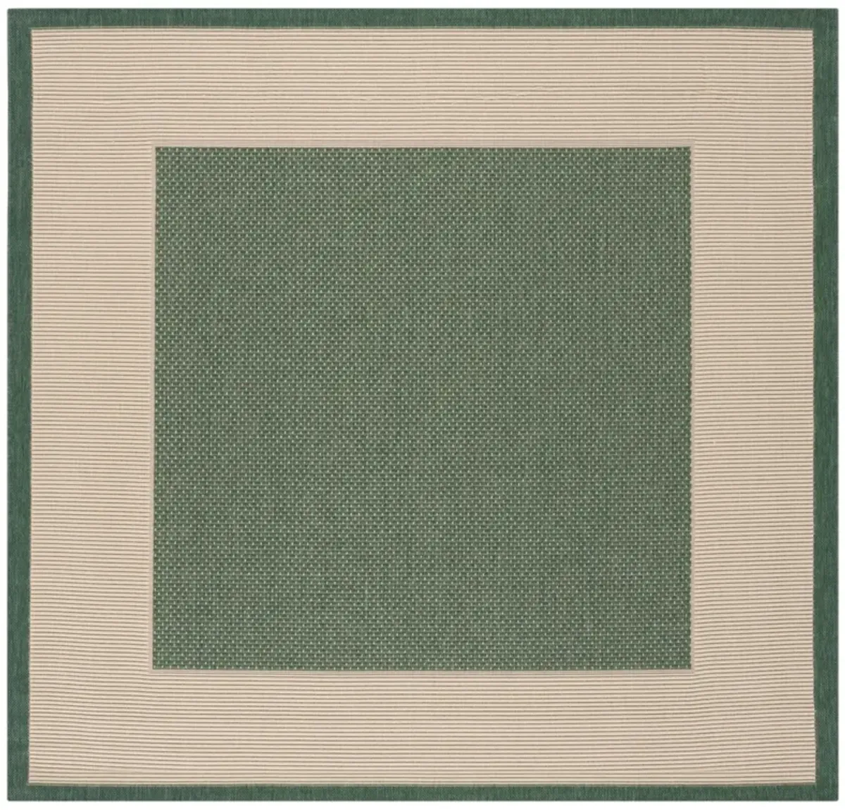 CY7987 DARK GREEN  5'-3' x 5'-3' Square Square Rug