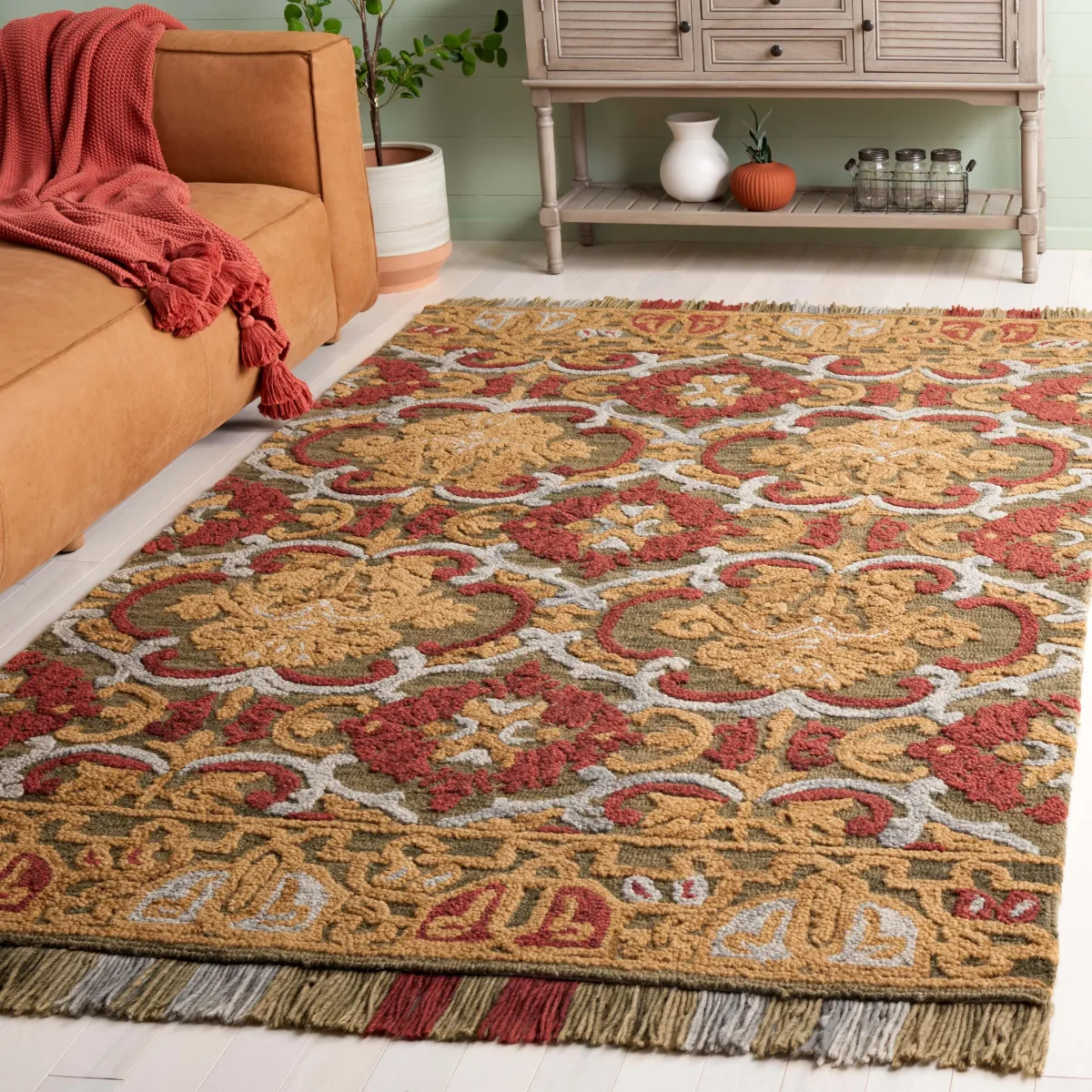 BLOSSOM Hand Tufted 6' x 9' area rug