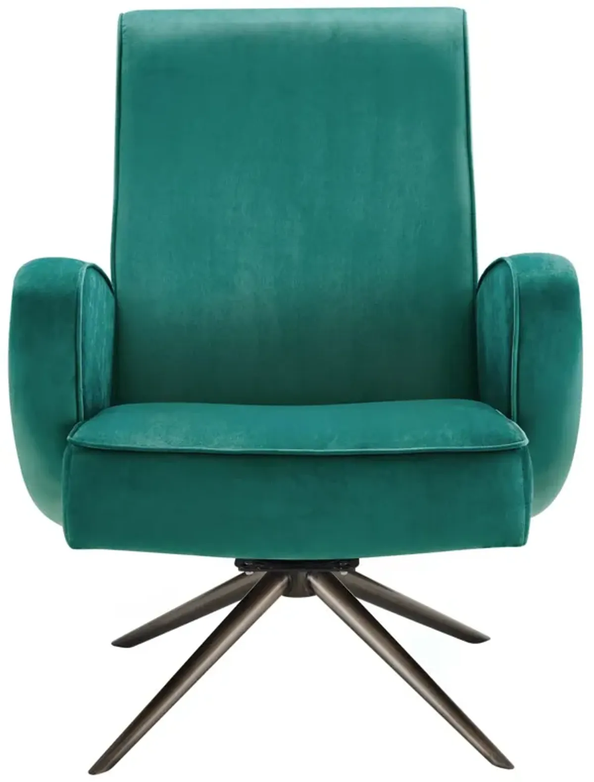 Superior Performance Velvet Swivel Chair