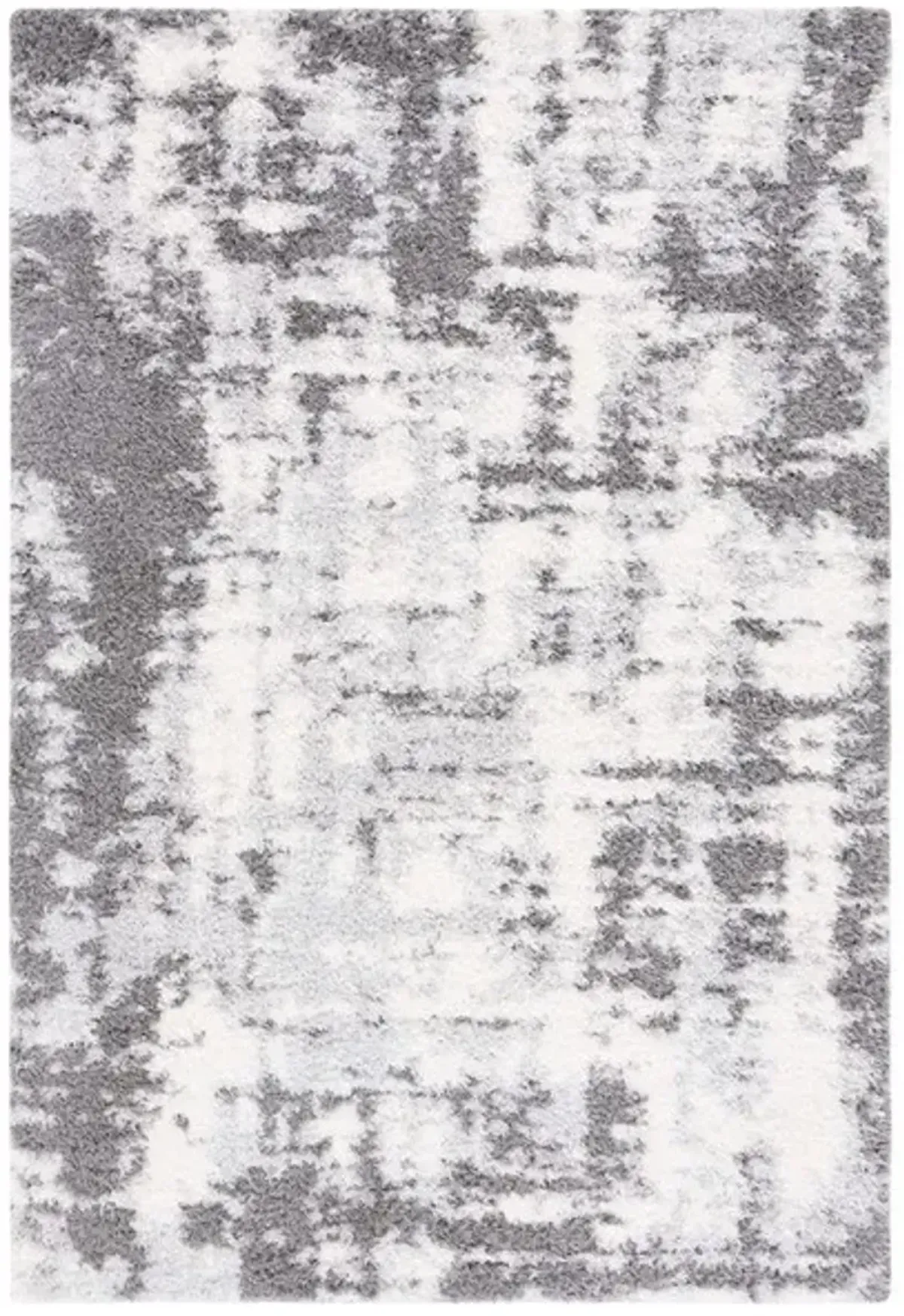 LINDSAY SHAG 558 Grey 9' X 12' Large Rectangle Rug