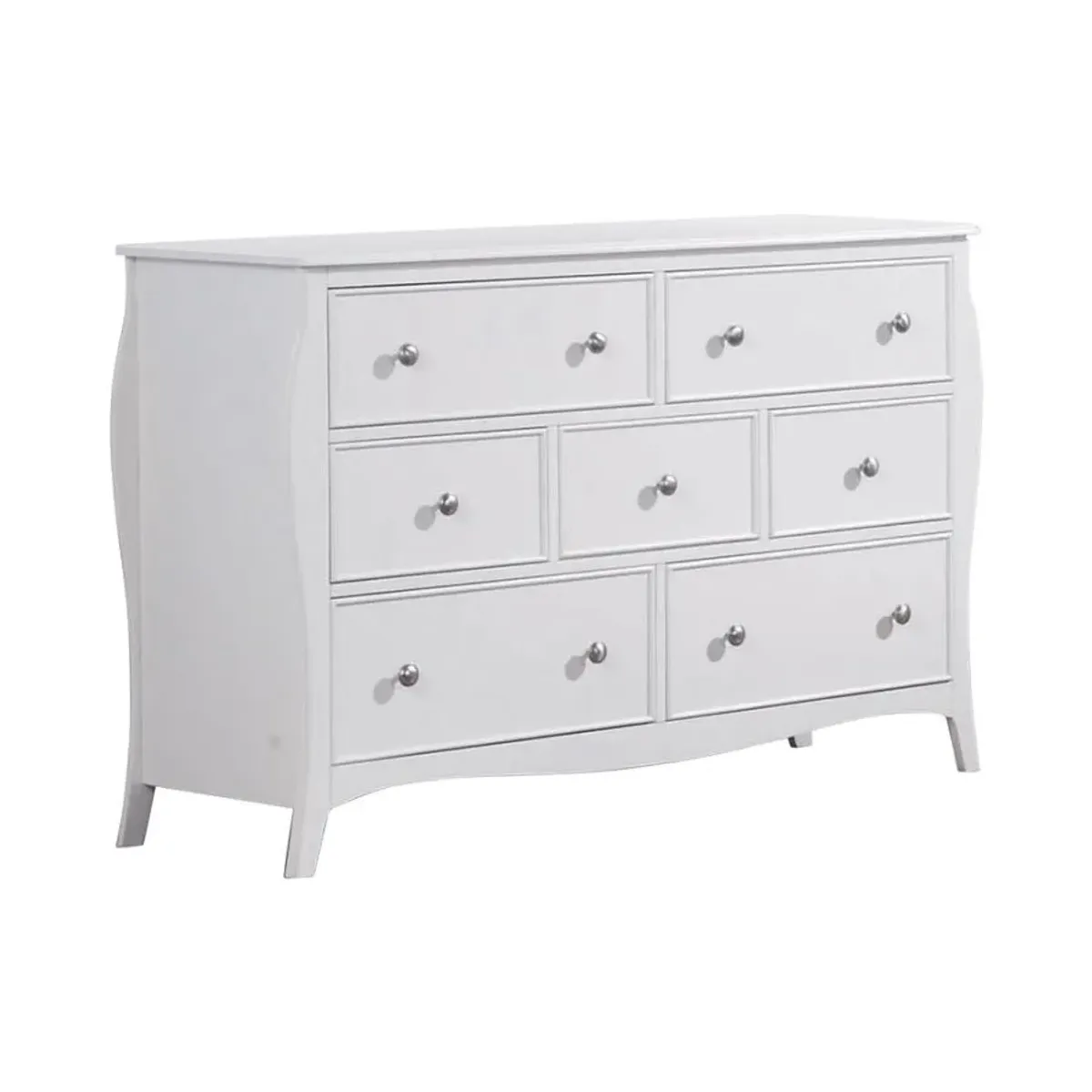 Dieppe 7-Drawer Dresser Cream White