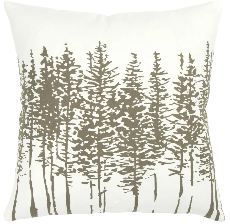 Trees Ivory Pillow